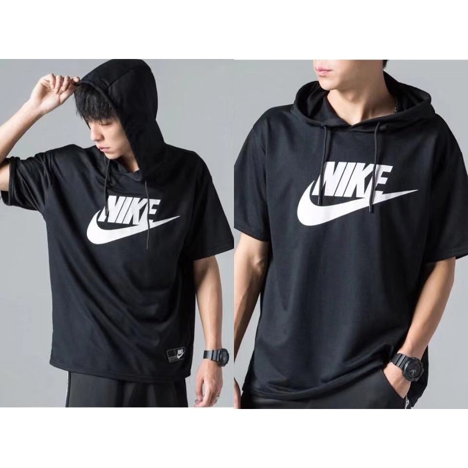 nike hoodie tee