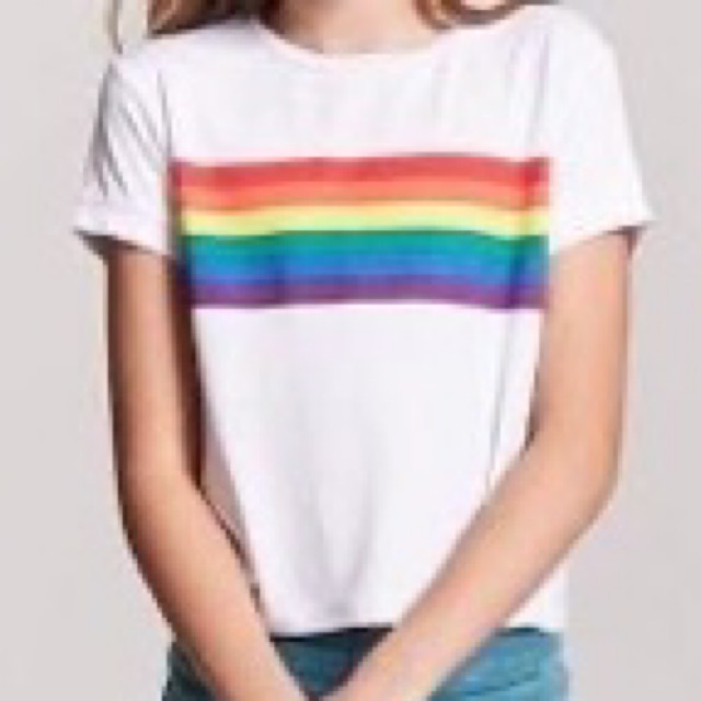 rainbow top forever 21