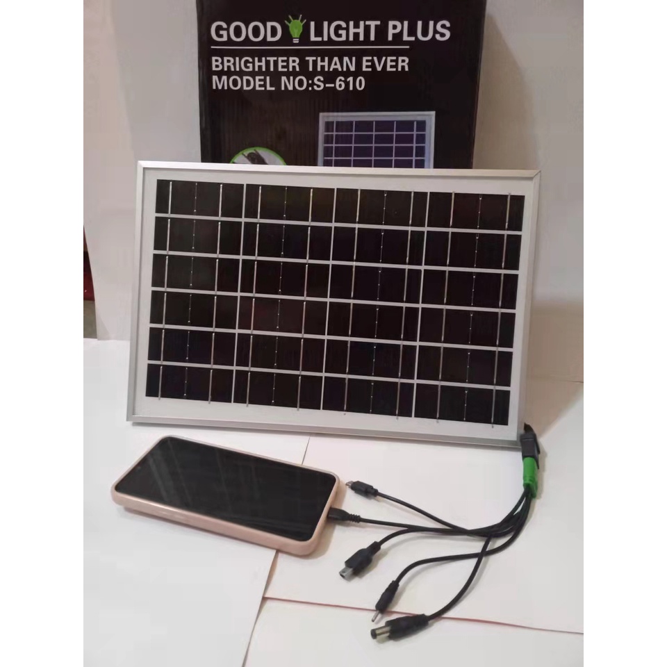 10W S610 GDPlus Glass laminated solar panel Solar charging Panel