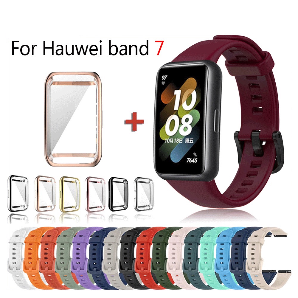 Replacement Strap sor Huawei Band 7 Strap Silicone Watch Strap Huawei