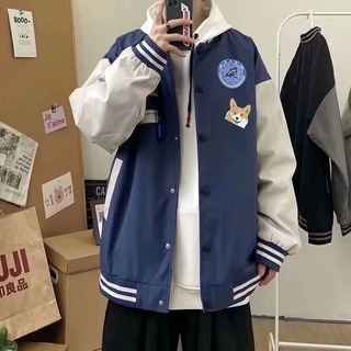 New Design Korean Patchwork Retro Casual Varsity Baseball Fashion Pilot Jacket Men And Women Youth Handsome Oversized Couple Clothes #8