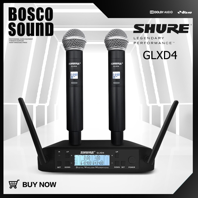 SHURE GLXD4 Wireless Microphone UHF Dual Floating Microphone SM58