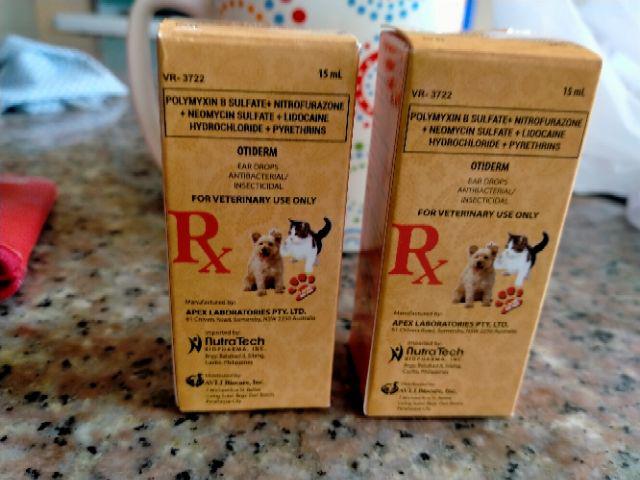 Otiderm, 15ml, ear drops for dog | Shopee Philippines