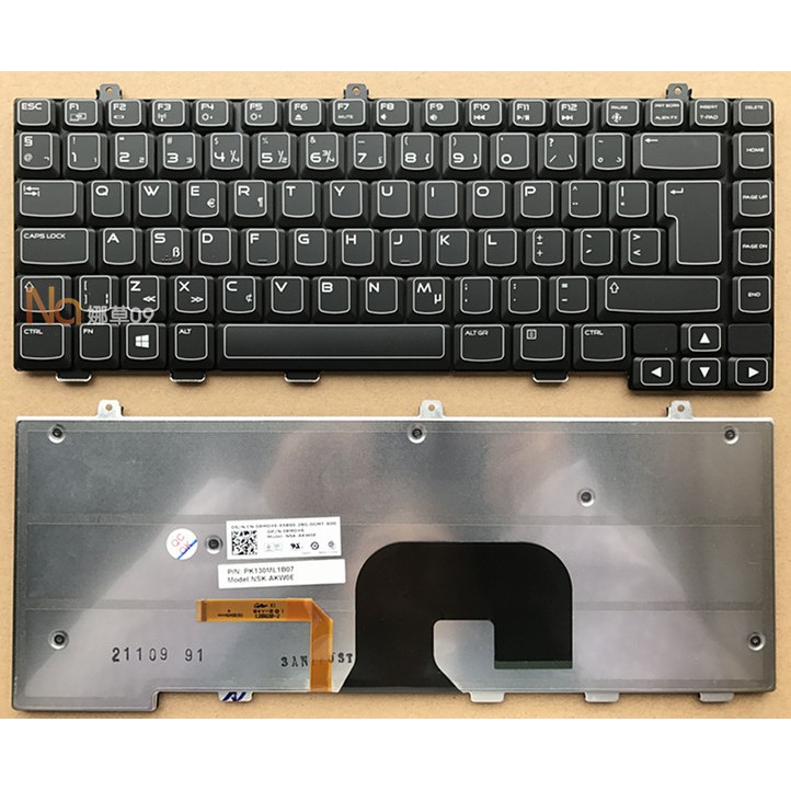New Original Dell Dell Alien Alienware M14x R2 Notebook Keyboard Backlight Shopee Philippines