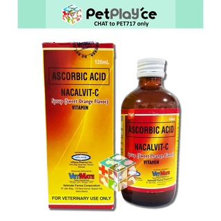 Papi Nacalvit-C Nacalvit ZC Immunostimulant 120ml Ascorbic Acid / Ascorbic Acid + Zinc Liquid