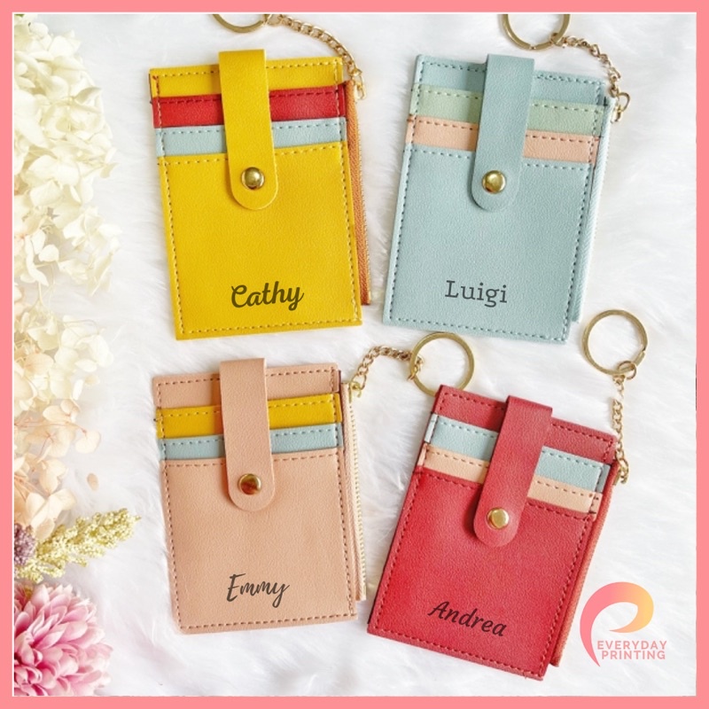 Customized Korean Coin Purse Wallet with Card Slots Souvenir Wedding
