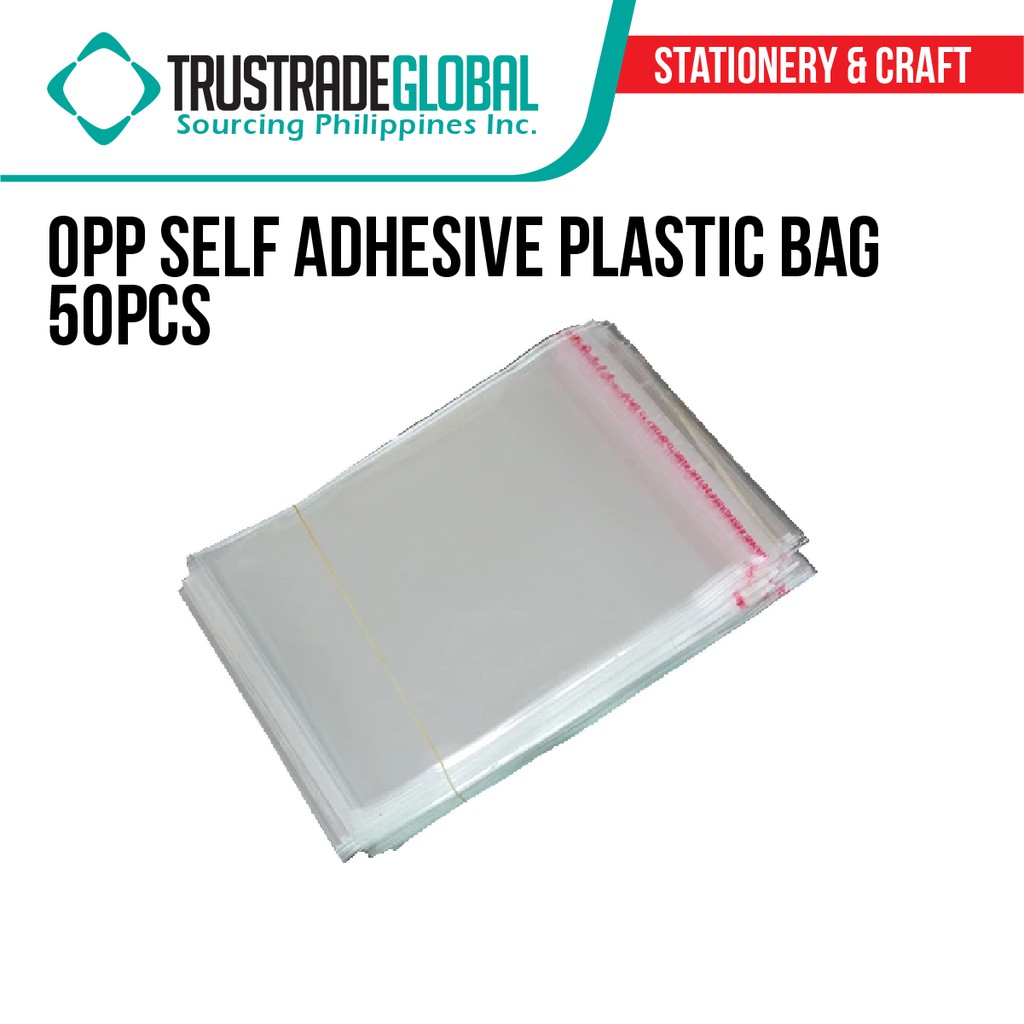OPP Adhesive Plastic Bag 50pcs Shopee Philippines