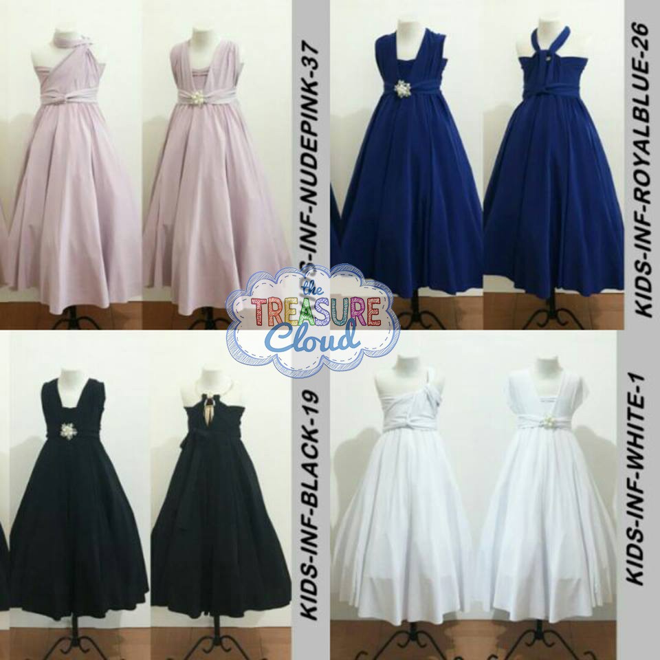 infinity dress style for flower girl