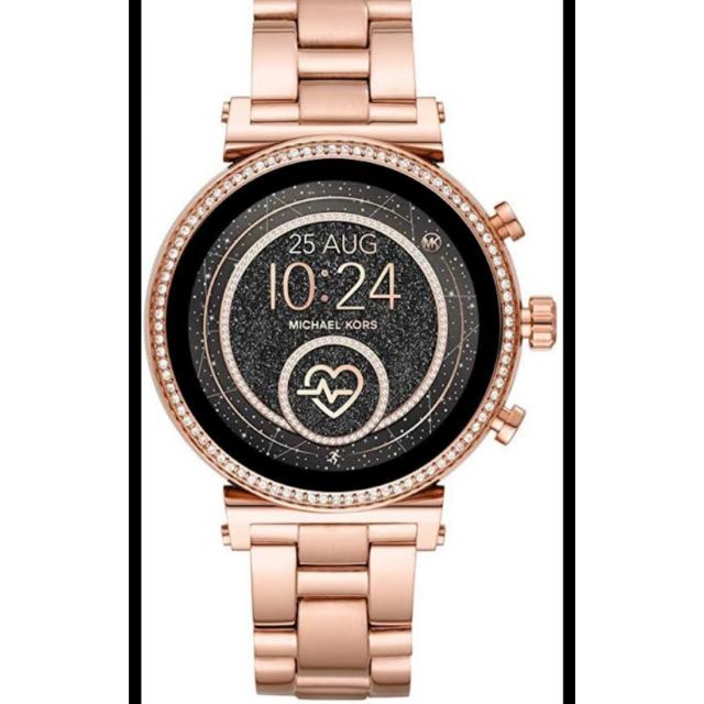 smartwatch mk rose gold