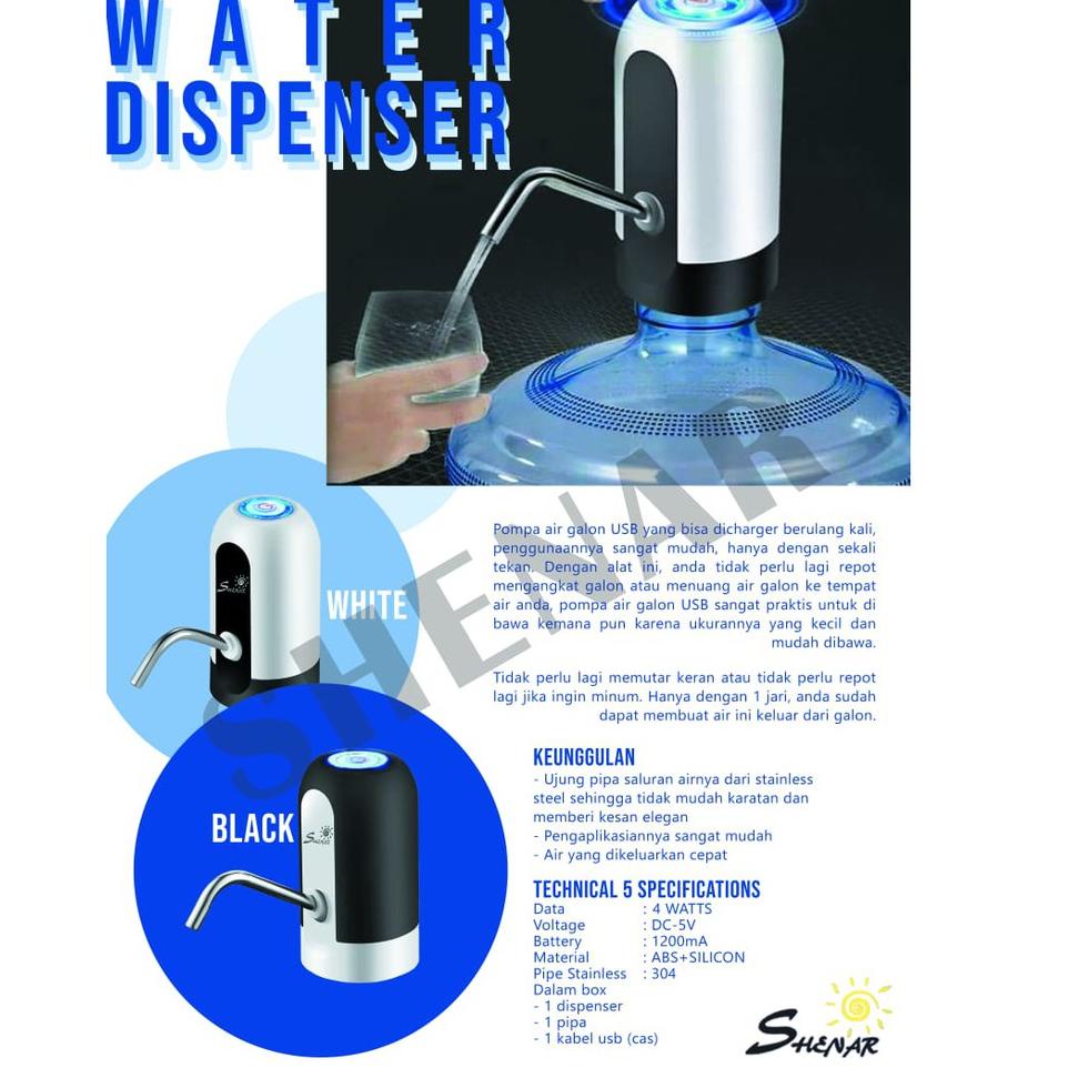 Water Dispenser Electric Gallon Water Pump Recharge Gallon Pump Sent Random Unurry Shopee Philippines