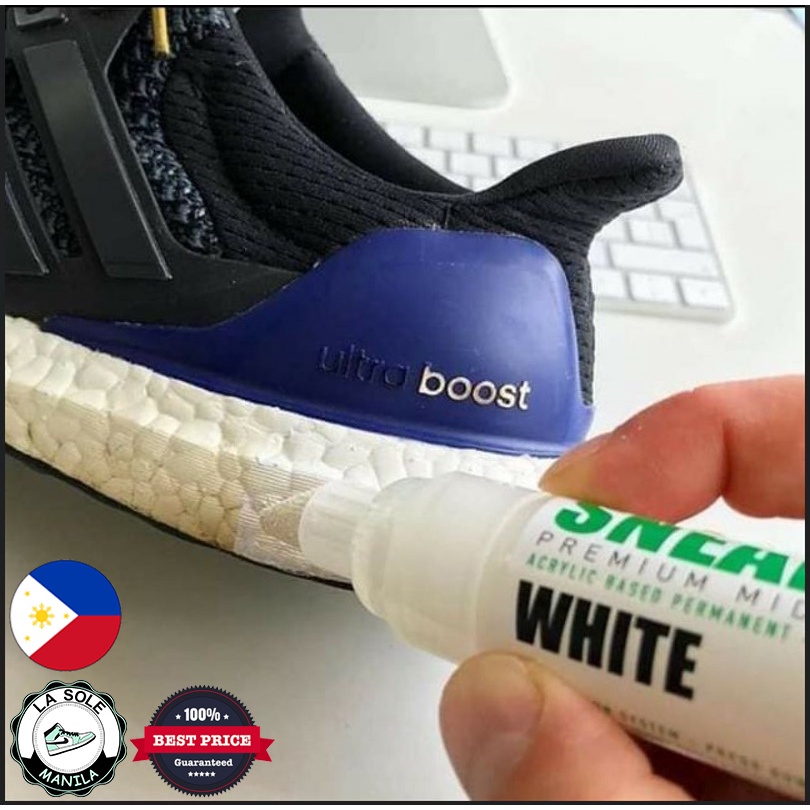white sharpie ultra boost