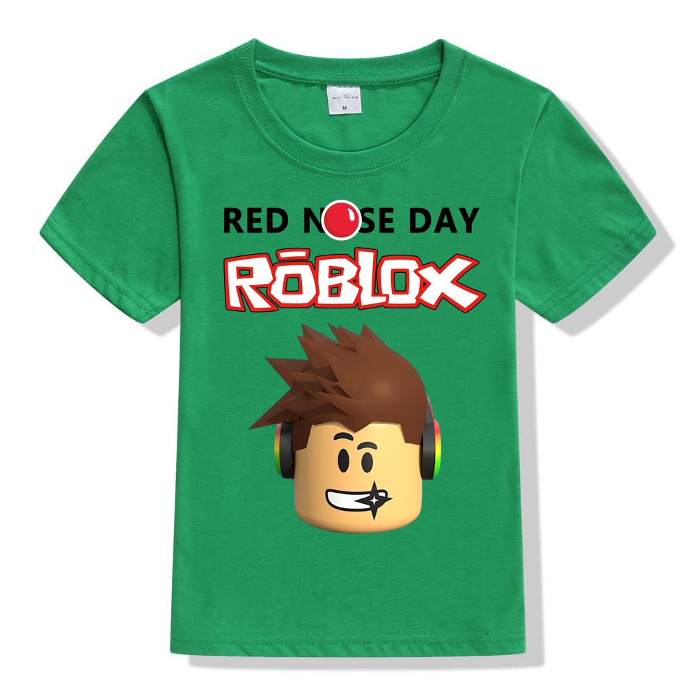 Boys Roblox Kids Cartoon Short Sleeve T Shirt Summer Casual Costumes T Shirts Shopee Philippines - 2020 roblox boys t shirt girls tops tees cartoon kids clothes red noze day summer clothes short sleeve children costume casual tops from azxt51888 7 24 dhgate com
