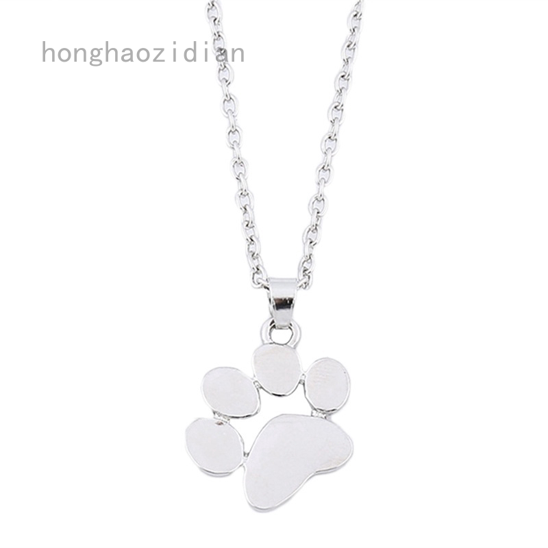 dog paw print pendant