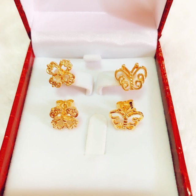 BUY1TAKE 1 66pesos Bangkok gold stud earrings | Shopee Philippines