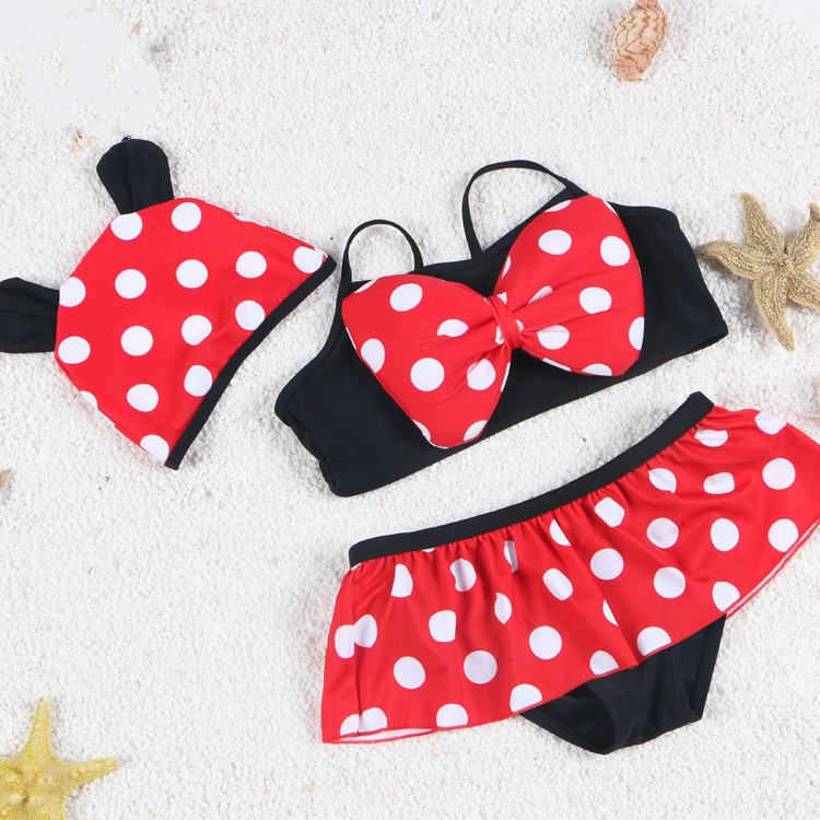 minnie mouse two piece bathing suit