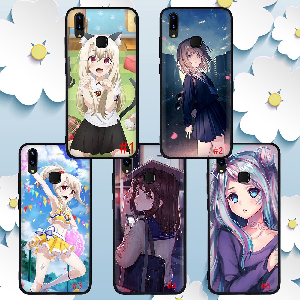Beautiful Cute Anime Girl Soft Phone Case for VIVO Y17 Y53 Y55 Y69 Y71 Y81  Y91C Y93 Y95 Y11 Y5S | Shopee Philippines