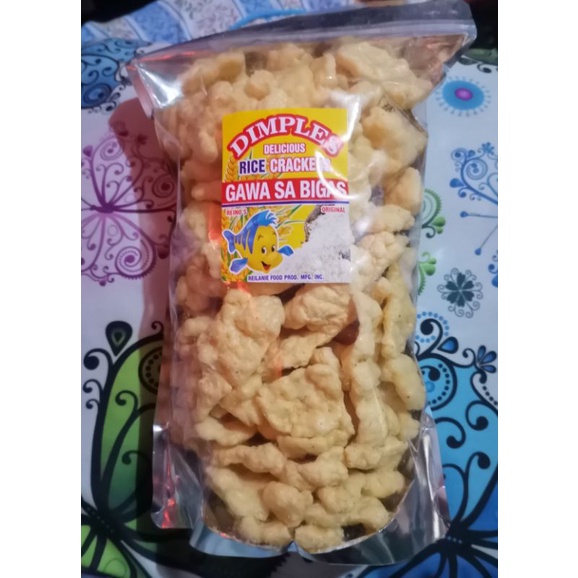 dimples rice crackers