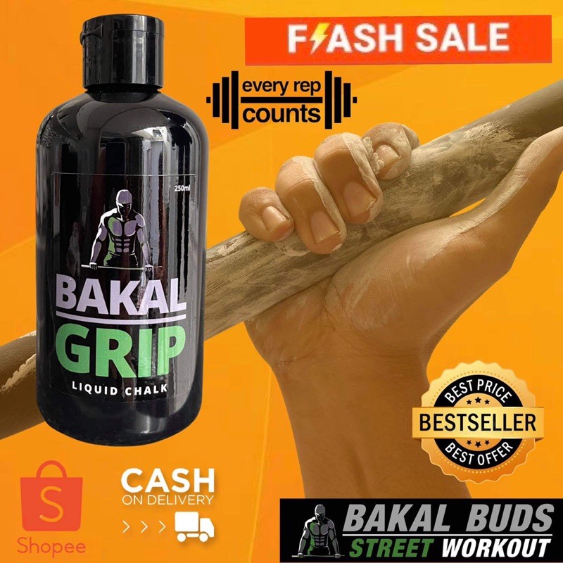 bakal grip liquid chalk 250mL bakal buds street workout chalk