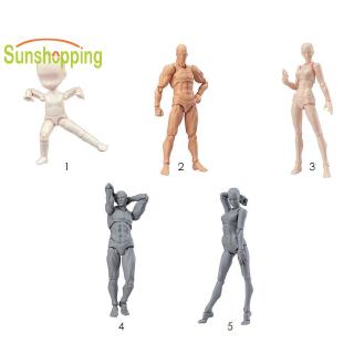 Pvc Body Kun Doll Male Female Flexible Action Figure Model Archetype For Painting Drawing Sketch Shopee Philippines