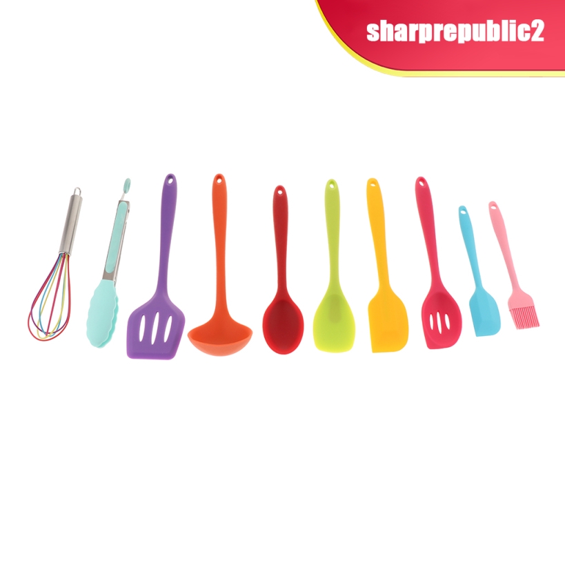 colored kitchen spatulas