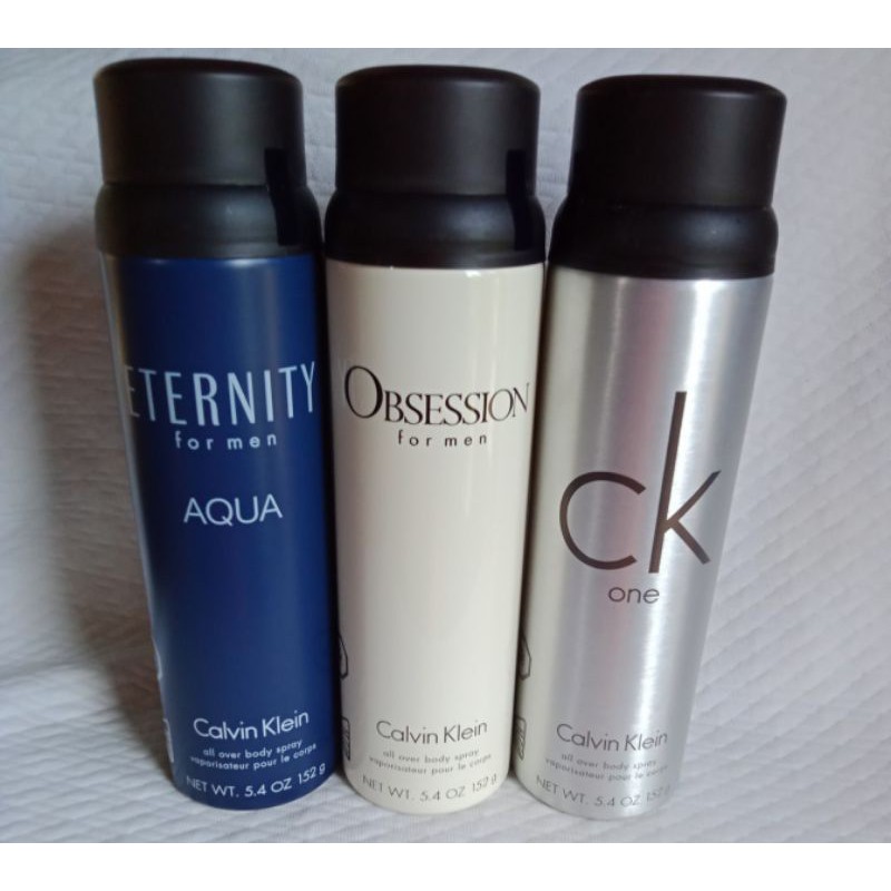 Authentic Calvin Klein Fragrances body spray, Fragrances 152 g Shopee