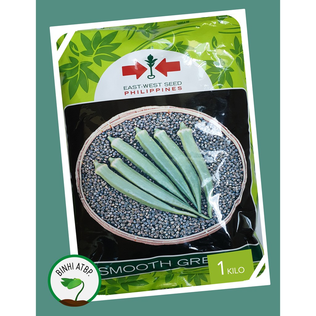 Eastwest Smooth Green Okra Seeds (1 Kg Pack) Shopee Philippines