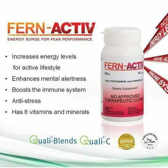 COD FERN ACTIV / FERN-ACTIV 60 Capsules Best SellerIo | Shopee Philippines