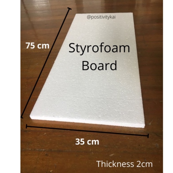 (Positivity) Styrofoam Boards SOLD BY TWOS/ Styro Board / Styro Foam ...