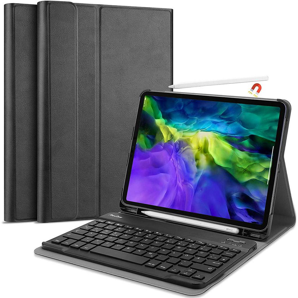iPad Pro 11 3rd Gen 2021 Keyboard Case 2021/ 2020 2nd Gen/ 2018 1st Gen, Slim Lightweight Smart