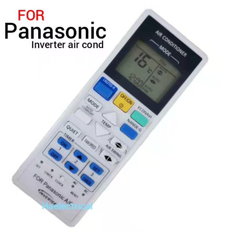 Panasonic Air Cond Remote Control for Inverter Series 1HP 1.5HP 2HP 2