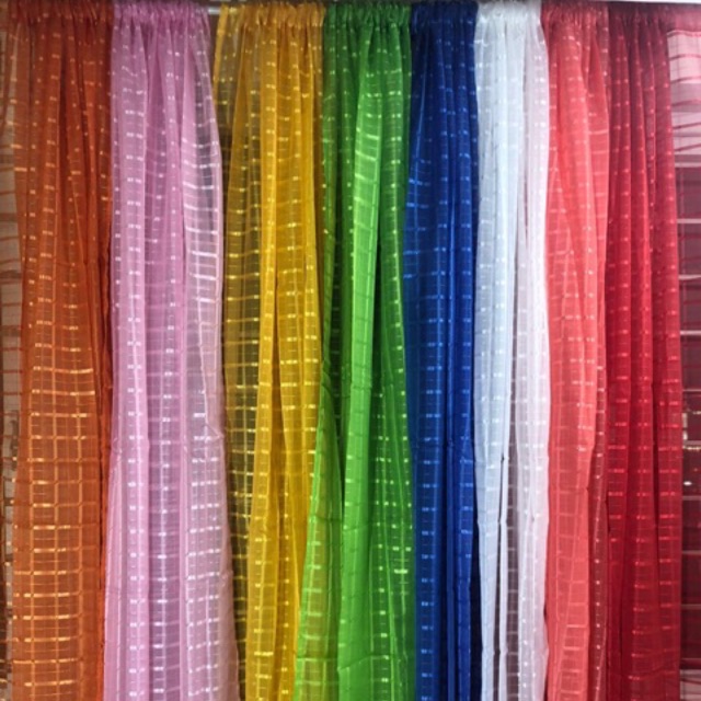 Curtain Lace See Through Size54x73 Inches Shopee Philippines