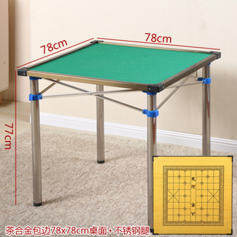 ALQe Folding Mahjong Table Foldable Mahjong Table Multifunctional Chess And Tiles Dualuse