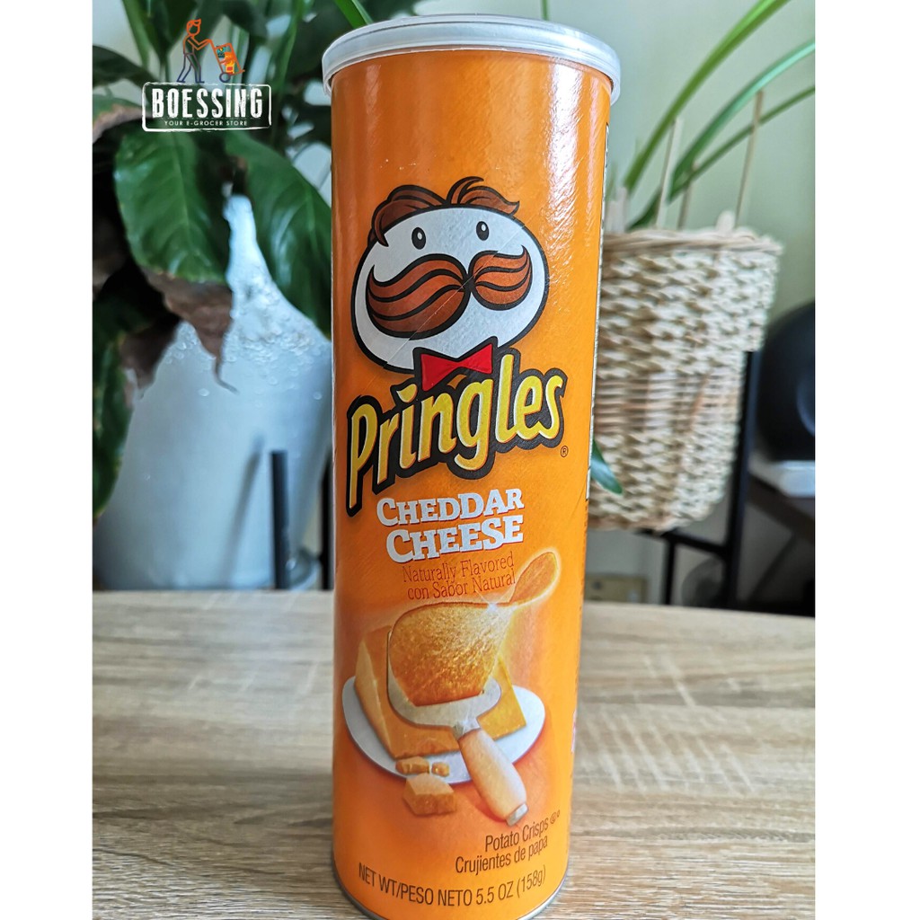 Pringles Cheddar Cheese Potato Chips 158g Shopee Philippines