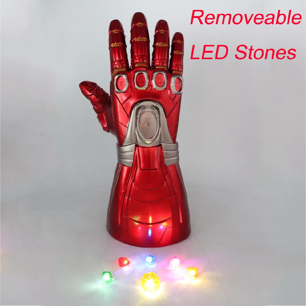 Iron Man Tony Stark Cosplay Led Gloves Marvel Avengers Endgame Iron Man Infinity For Adult Kids Shopee Philippines - ironman gloves roblox