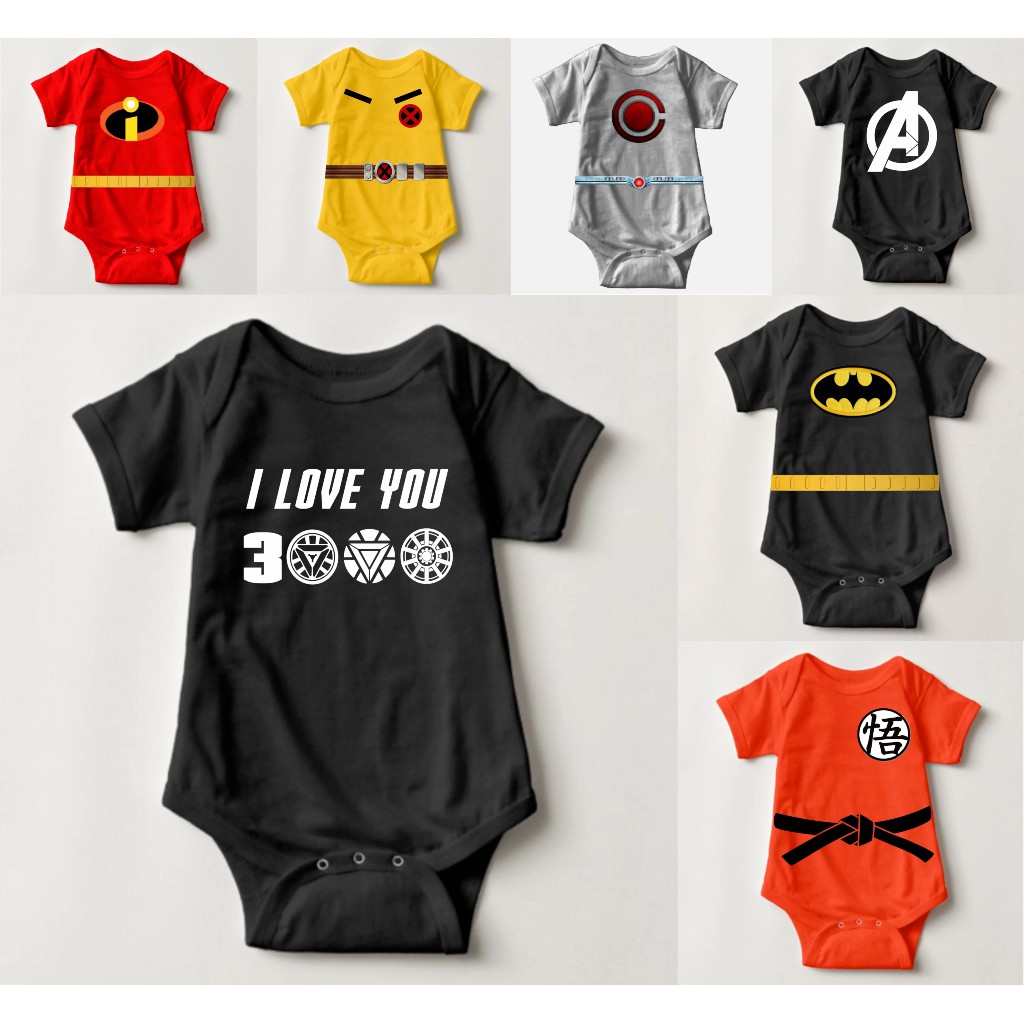 superhero onesies baby