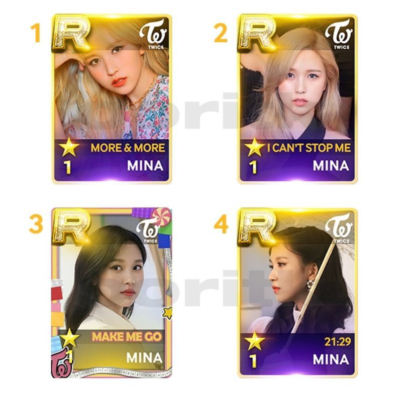 TWICE ナヨン ssjyp ファンミ 9周年ポップアップ トレカ 2枚
