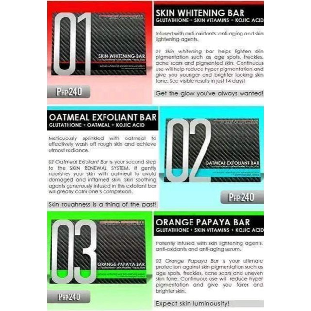 Skin whitening bar 01 frontrow soap | Shopee Philippines