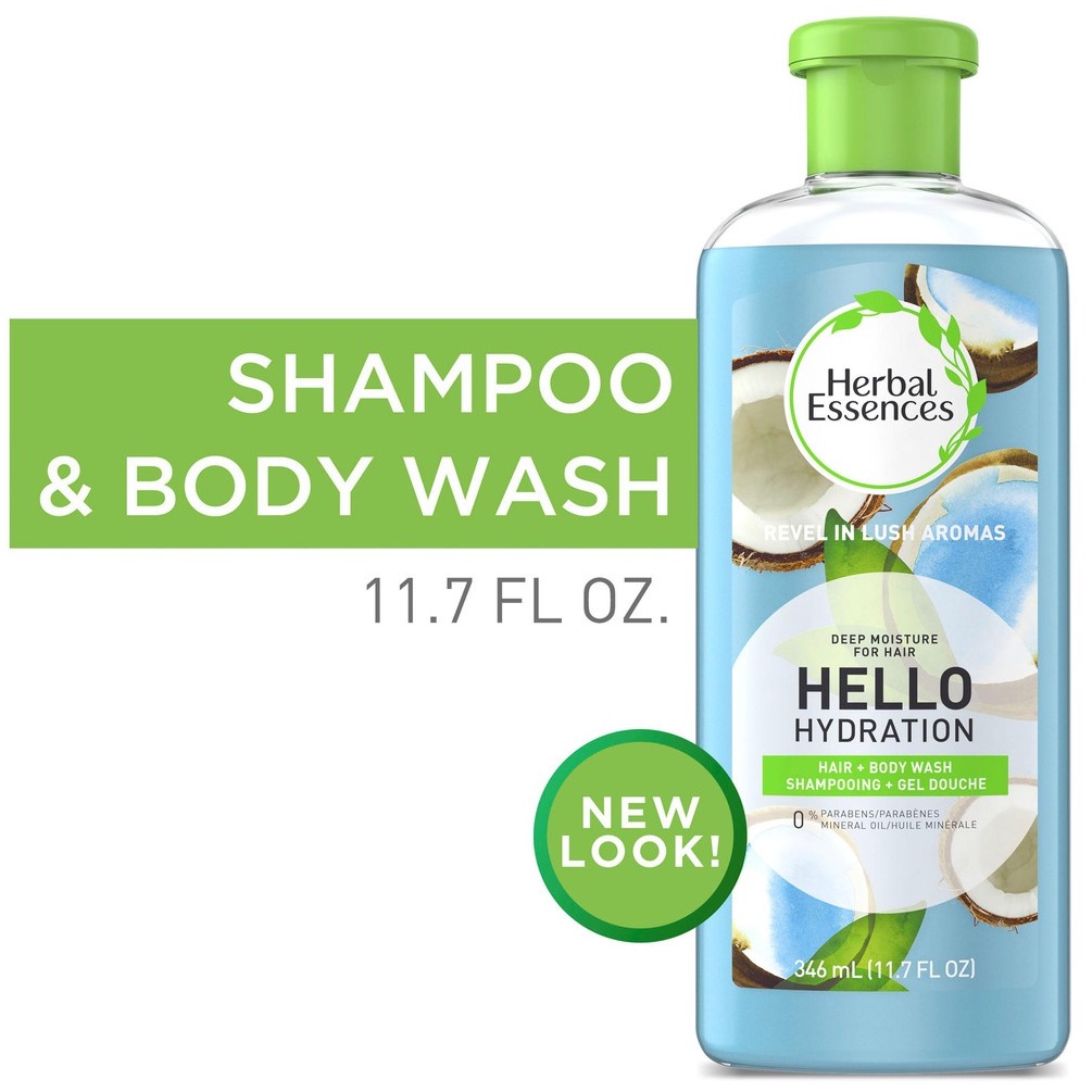 Herbal Essences Hello Hydration Shampoo and Body Wash Deep Moisture for