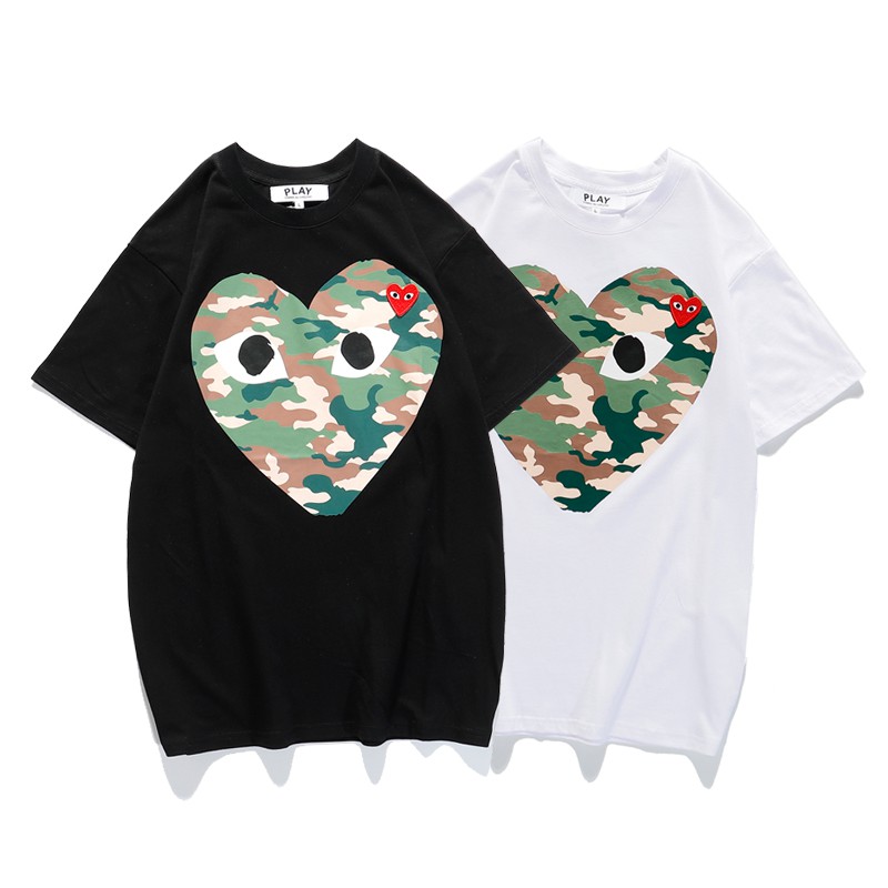 cdg shirt camo