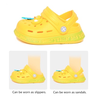 Children New Cute Cartoons Kids Mules Clogs Summer Croc Garden Beach Slippers Sandals Cave Hole Baby Shoes For Boys Girls #6