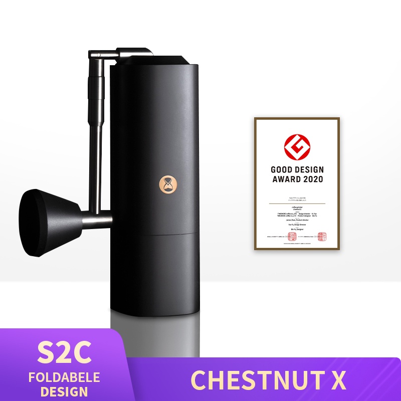 TIMEMORE Chestnut X Coffee Grinder Foldable Handle S2C Burrs SUS440
