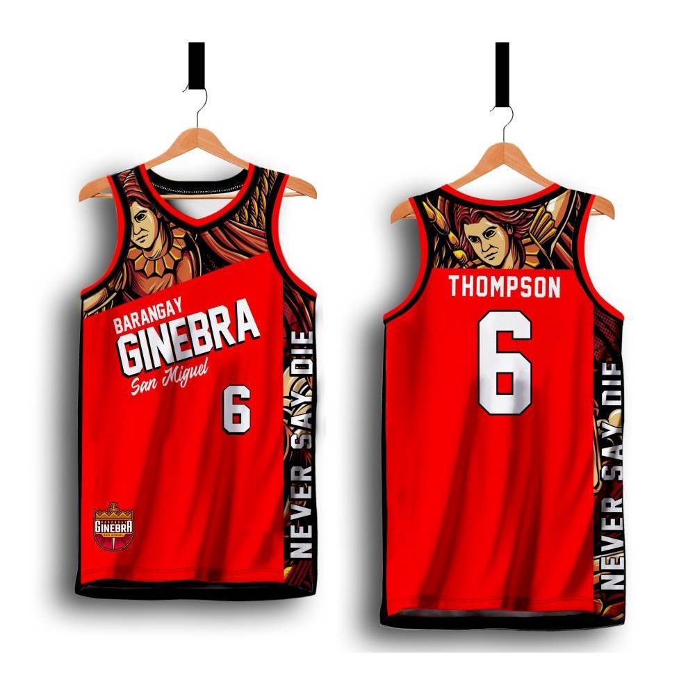 Basketball Jersey Terno Plain GINEBRA SANMIGUEL THOMPSON6 CUSTOMIZE
