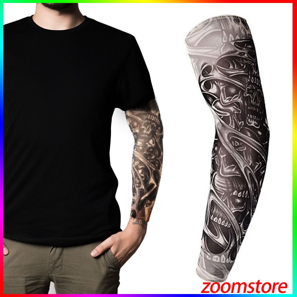 HOT Outdoor Cycling Sleeves 3D Tattoo Printed Arm Warmer UV Protection Bike  Bicycle Sleeves Arm Protection Riding Arm Sleeve ZOOMSTORE | Shopee  Philippines