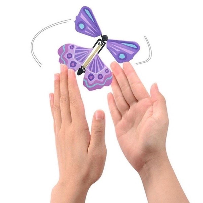 Transform Creative Flying Flying Butterfly Butterfly Toy Magic Prop Trick 