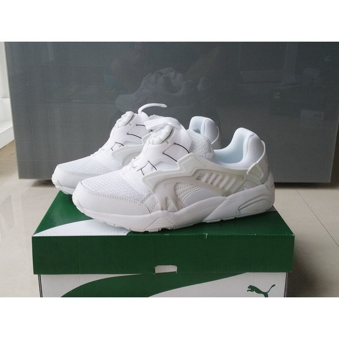 puma disc all white