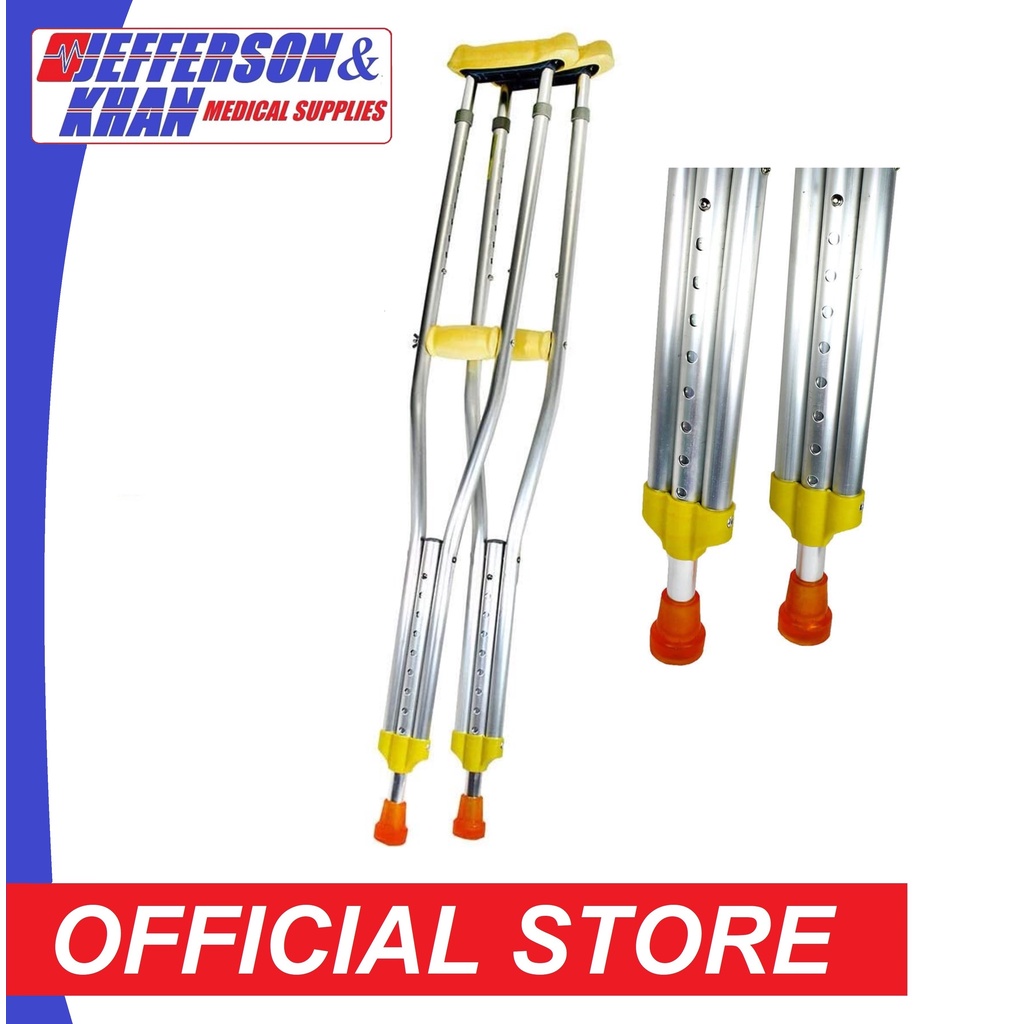 Saklay Adjustable Aluminum Crutches (By Pair 2pcs) Shopee Philippines