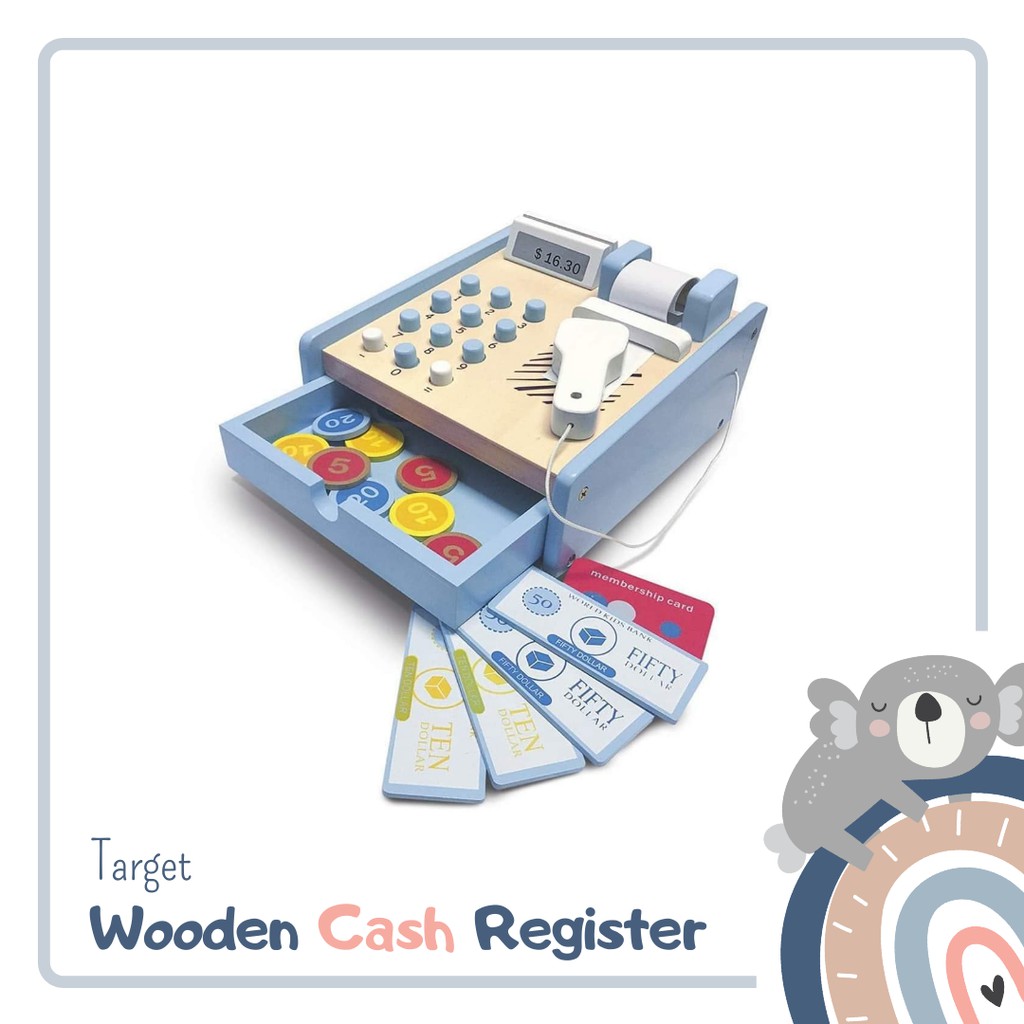 wooden cash register target