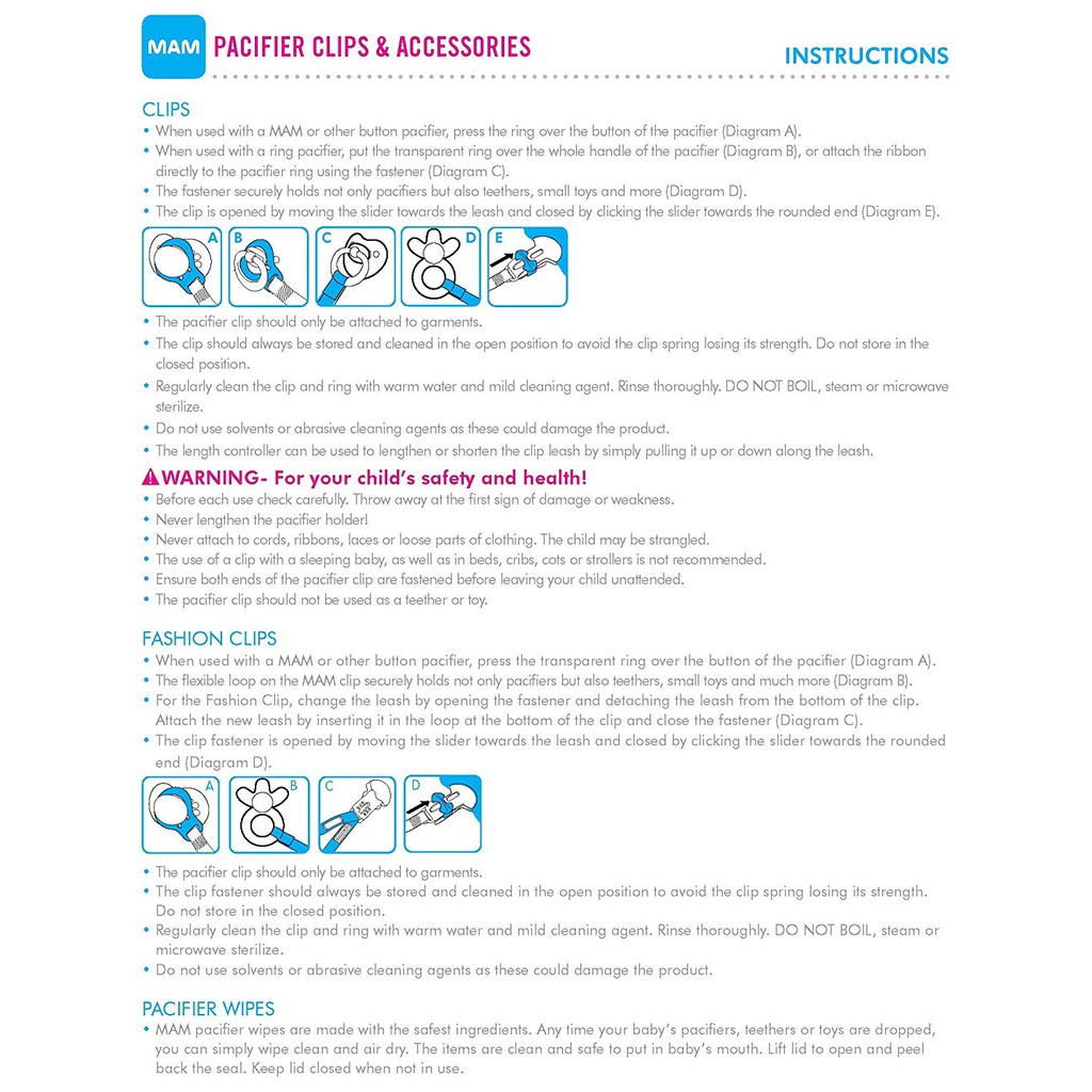 mam pacifier safety