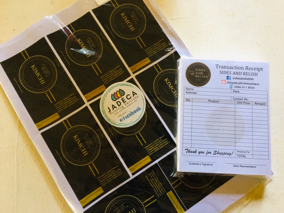 4x5 100 sheets temporary receiptunofficial receipt