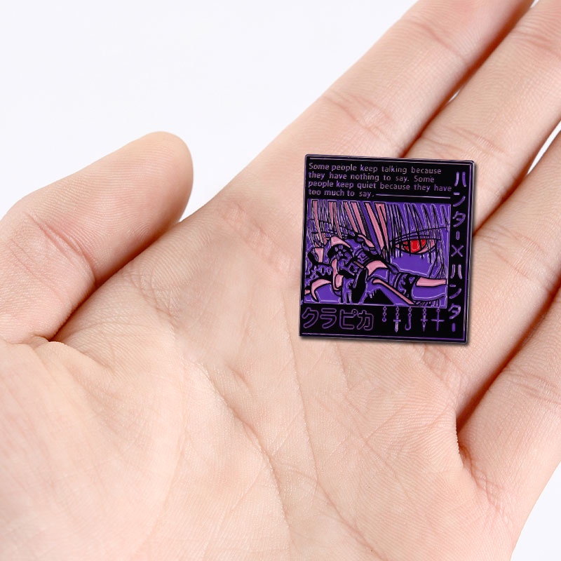 HxH Zodiacs ”Rat” Kurta Clan Blacklist Hunter Kurapika Devil Eye Enamel pin badge brooch Anime HunterXHunter fans great addition